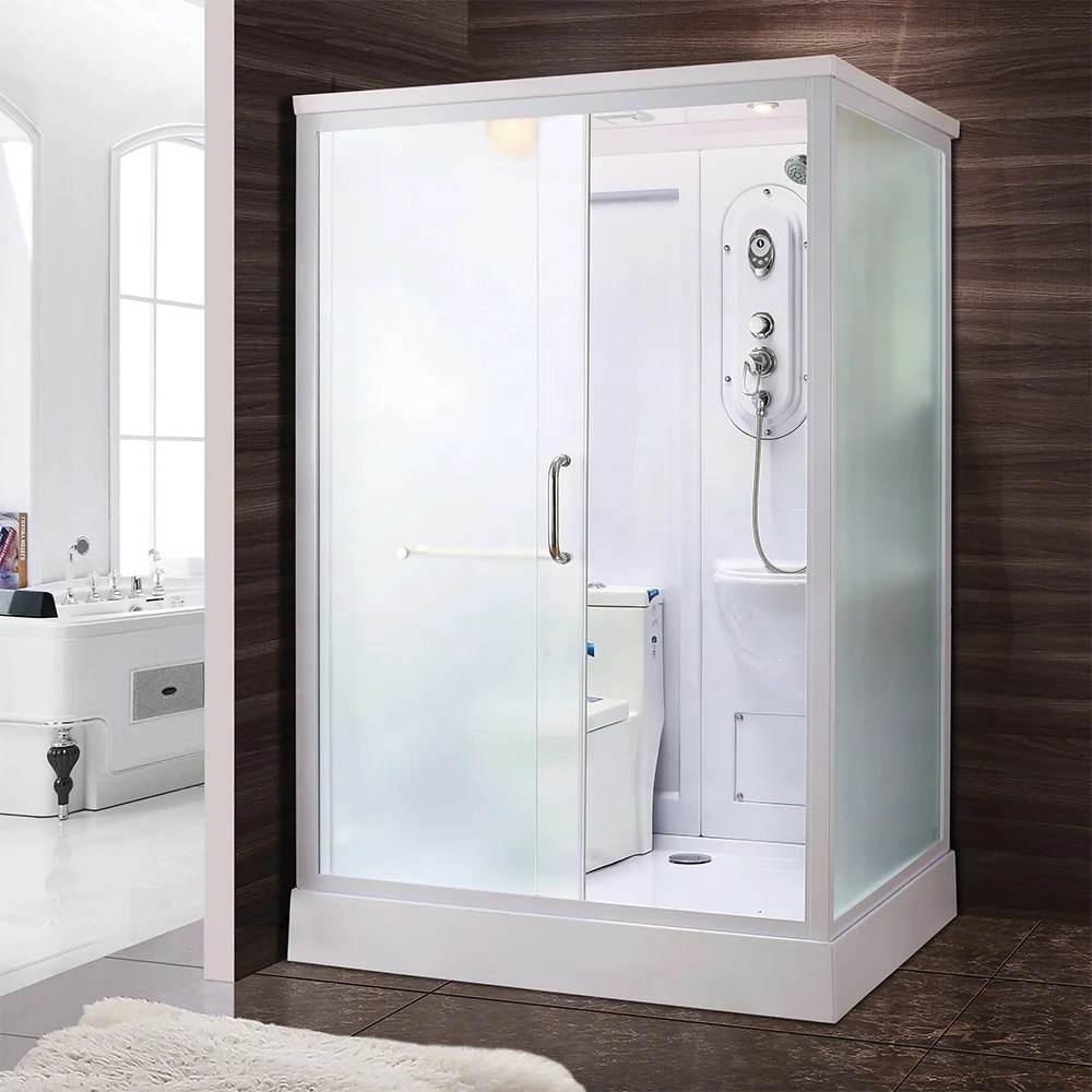 Deluxe indoor multifunctional bathroom unit Prefabricated modular shower with toilet