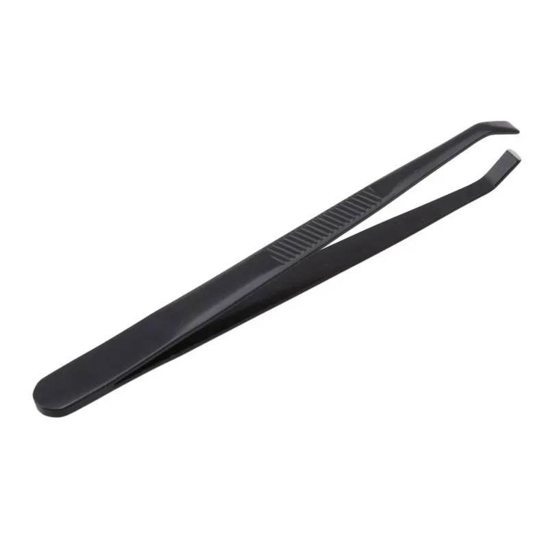 1PCS 눈썹 핀셋 얼굴 제모 클립 스테인레스 스틸 플랫 슬랜트 팁 눈썹 속눈썹 메이크업 핀셋 미용 도구