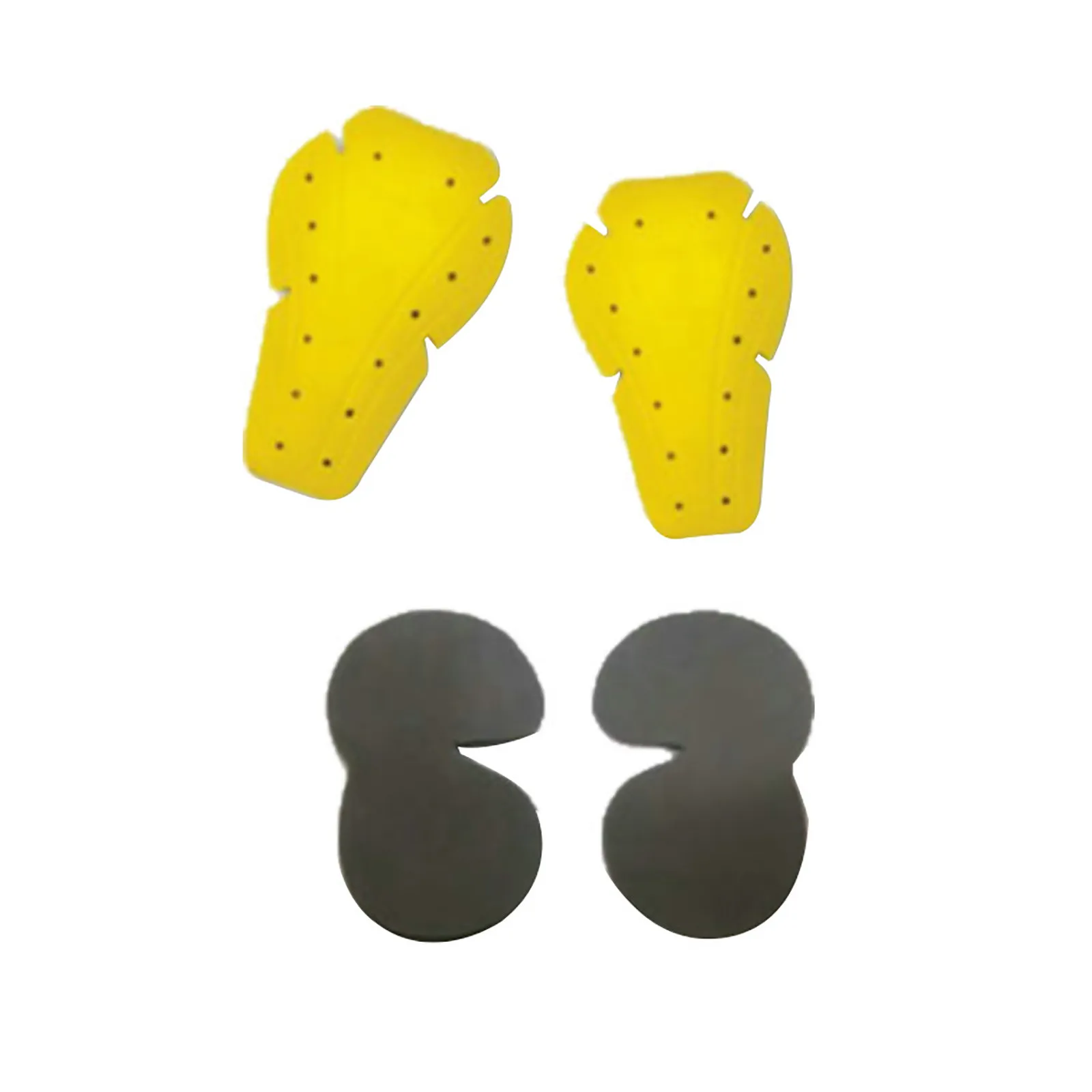 جديد ركوب حماية والعتاد إدراج درع الركبة الورك حامي منصات دراجة نارية السراويل استبدال هلام السيليكا (2 × منصات الركبة + 2 X منصات الورك