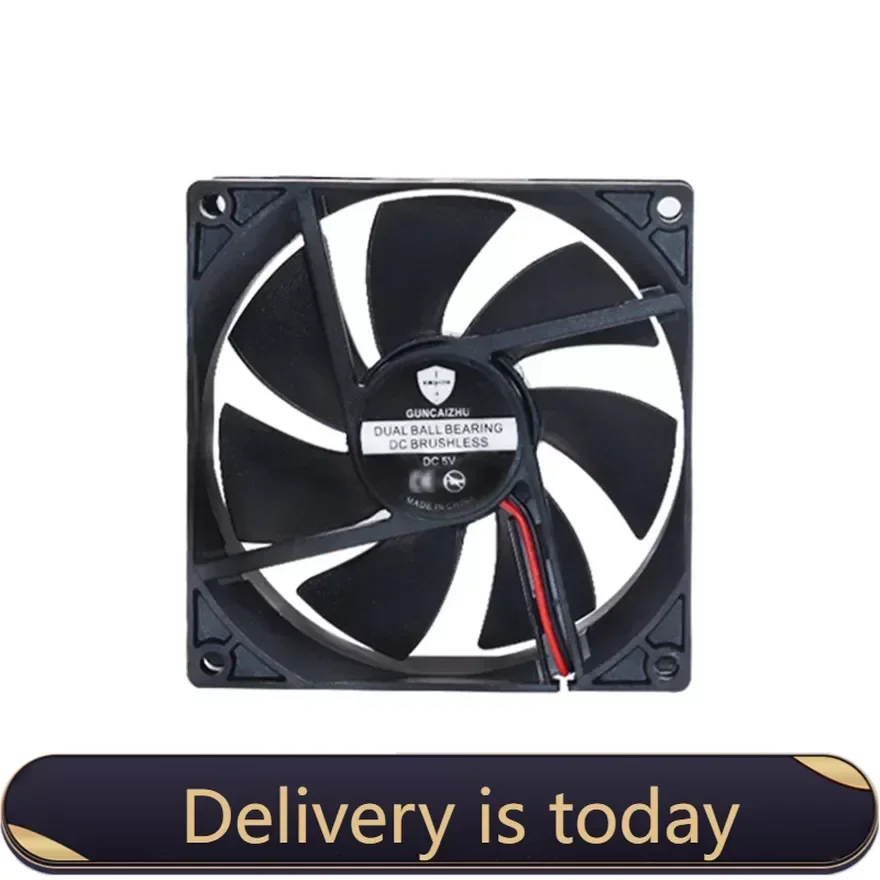pa Dual Ball Bearing 90MM 9CM 9025 9225 CPU Fan 90x90x25mm DC 5V 12V 24V Computer Case Cooling Fan 2PIN