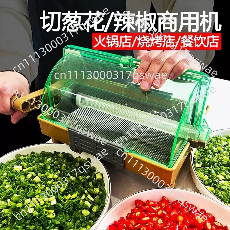 Cutting Chopped Green Onions Garlic Slices Pickled Peppers Leek Cutters