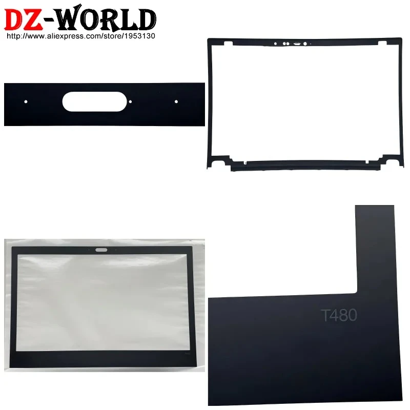 LCD Lünette Aufkleber Abdeckung Bildschirm Frontrahmen Shell Fall für Lenovo ThinkPad T480 A485 01YR491 01YR488 01YR487 01YR490 01YR492
