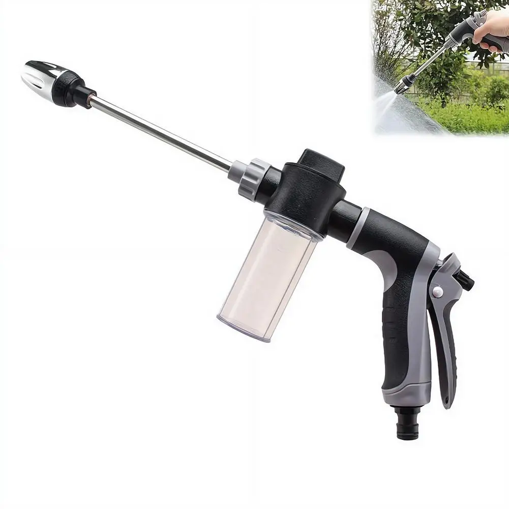 High Pressure Sprinkler Water Gun Car Washers Garden Lawn Watering Hose Nozzle Foam Lance Portable Automobiles Cleaning Tool