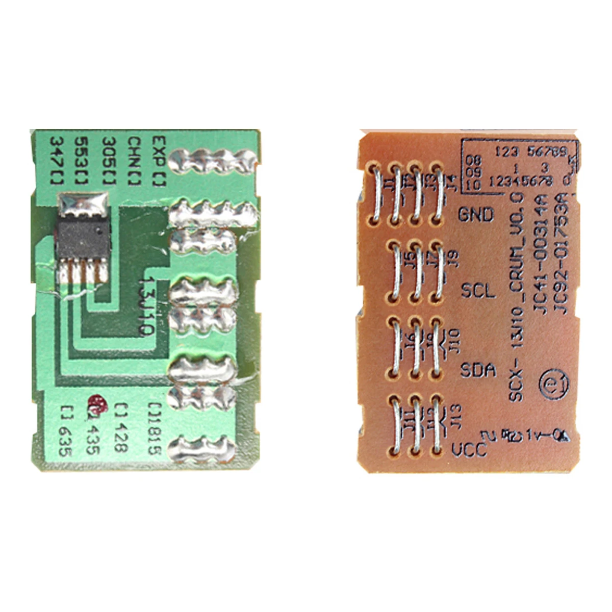 Puce de cartouche de toner pour imprimante laser, puce de Cristal de la poudre du tambour, Fuji MarketWorkCentre4118 WorkCentre 4118 wc4118, 006R01278, 2 pièces