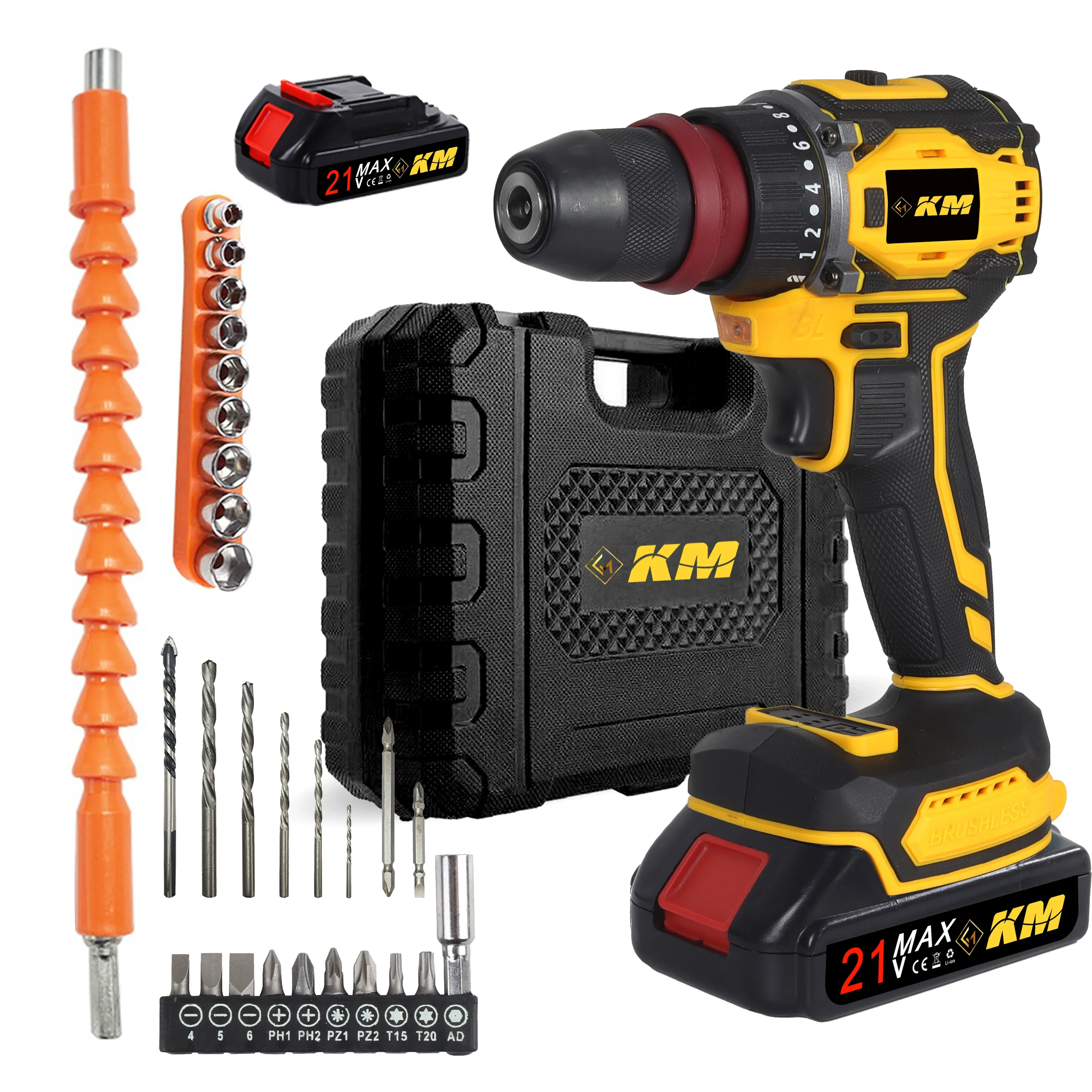 L 21 Cordless Impact Drill Set Home Drill Tool with arile Speed Mini Hand & Drill OEM izle