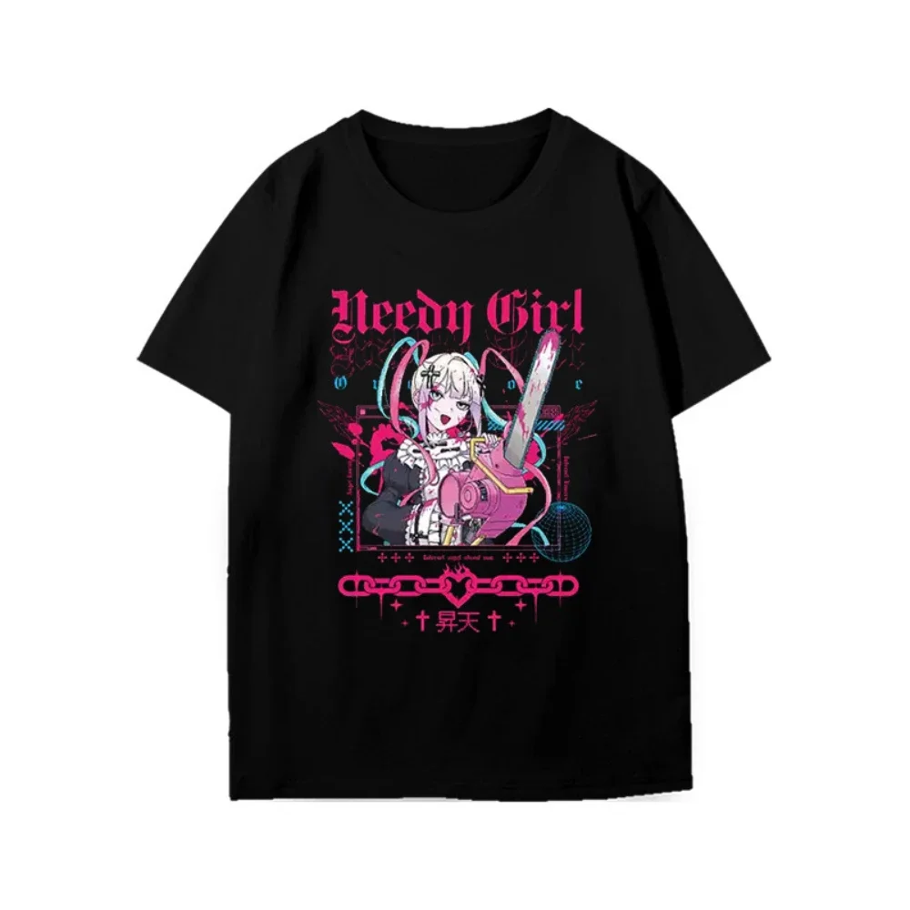 

Cute Anime Girl Game Men T-Shirt Oversized T Shirt Casual Cotton Daily Four Seasons Tees Women Clothes Breathable Tops