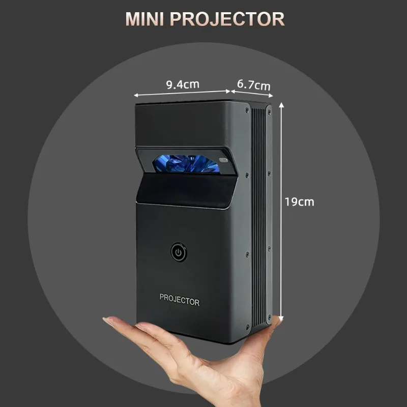 at-Outdoor Portable UST DLP Smart Projector FHD 1080P Android Wifi Support 4K Video Mini Focus in Seconds Beam Projectors
