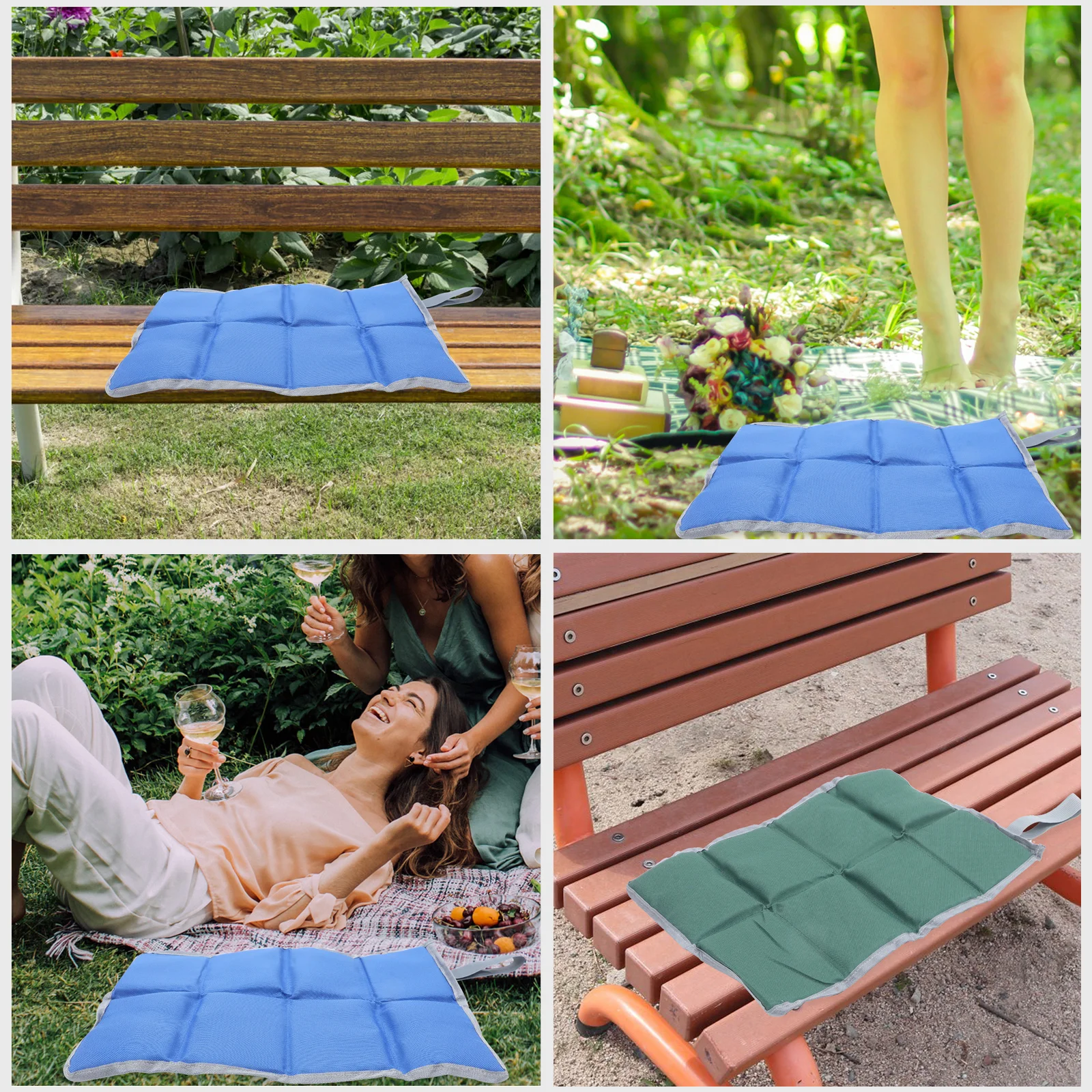 

1 set Foldable Mat Moisture Proof Pad Outdoor Picnic Cushion Oxford Cloth Bag Portable Lightweight Travel Camping