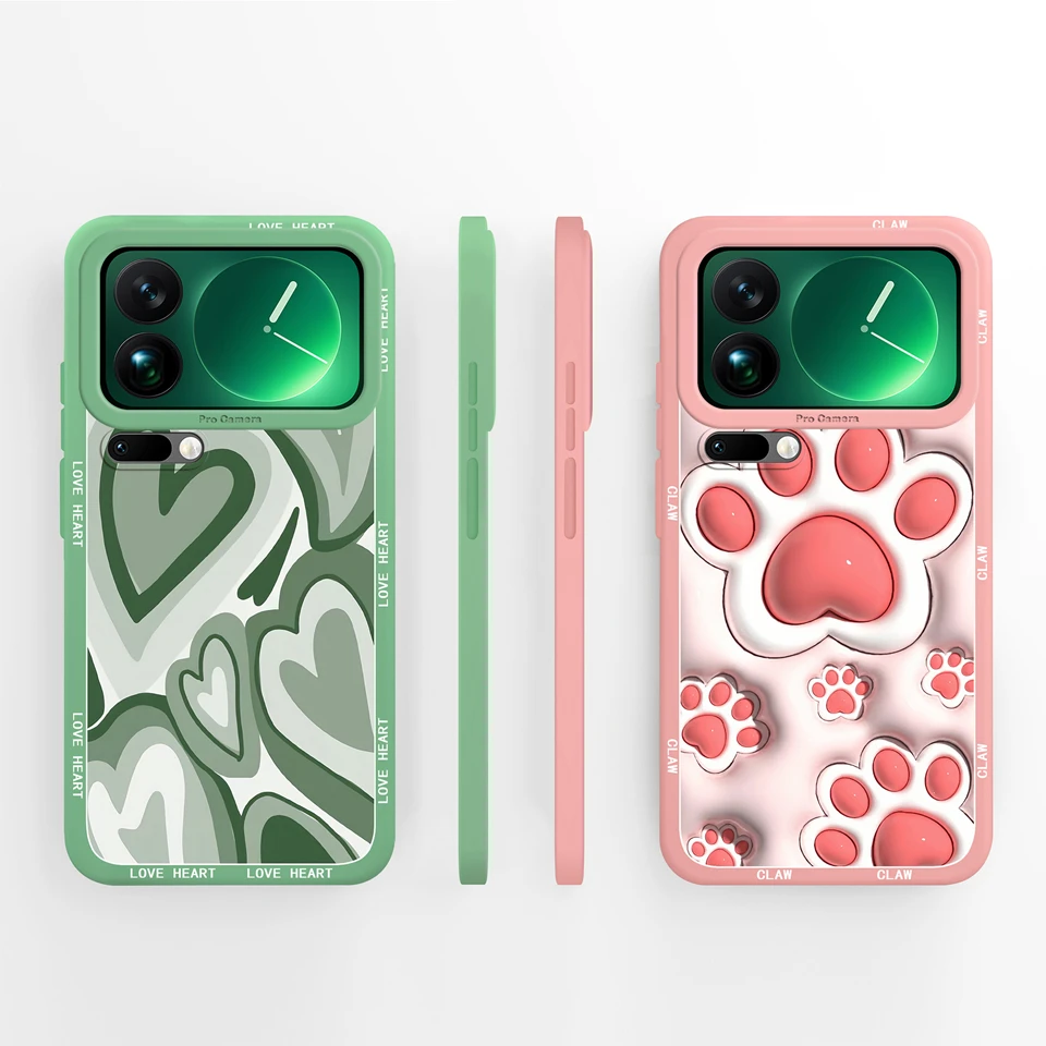 For Xiaomi17 17Pro 17ProMax Case Pink Bowknot Tulip Antifouling High Quality Housing For Xiaomi 17 Pro Max Xiaomi17ProMax Capa