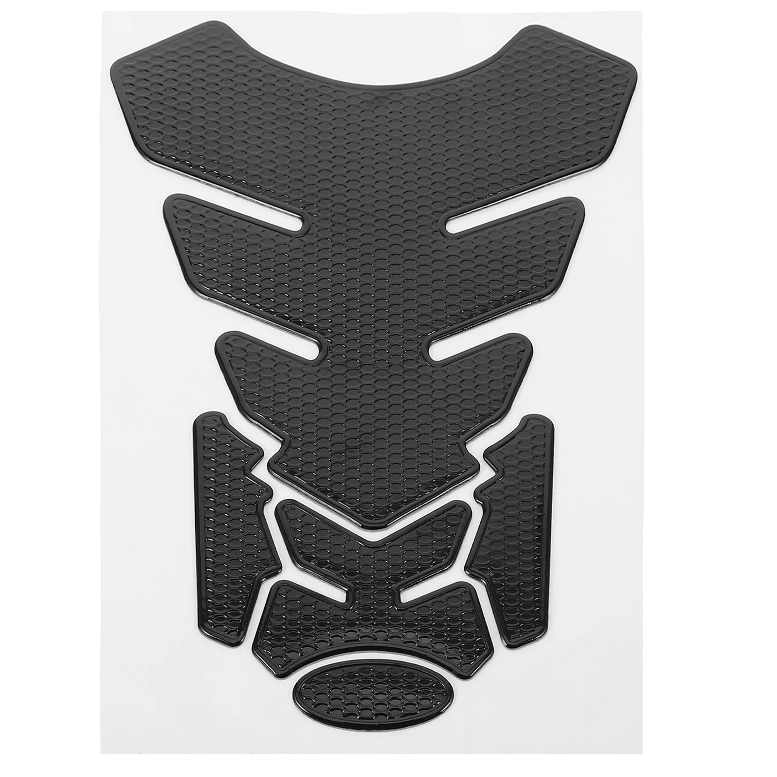 

Motorcycle Tank Cap Sticker Set Carbon Fiber Fuel Gas Tank Cover Decal Protector Anti-Scratch Motorcycle Accessories