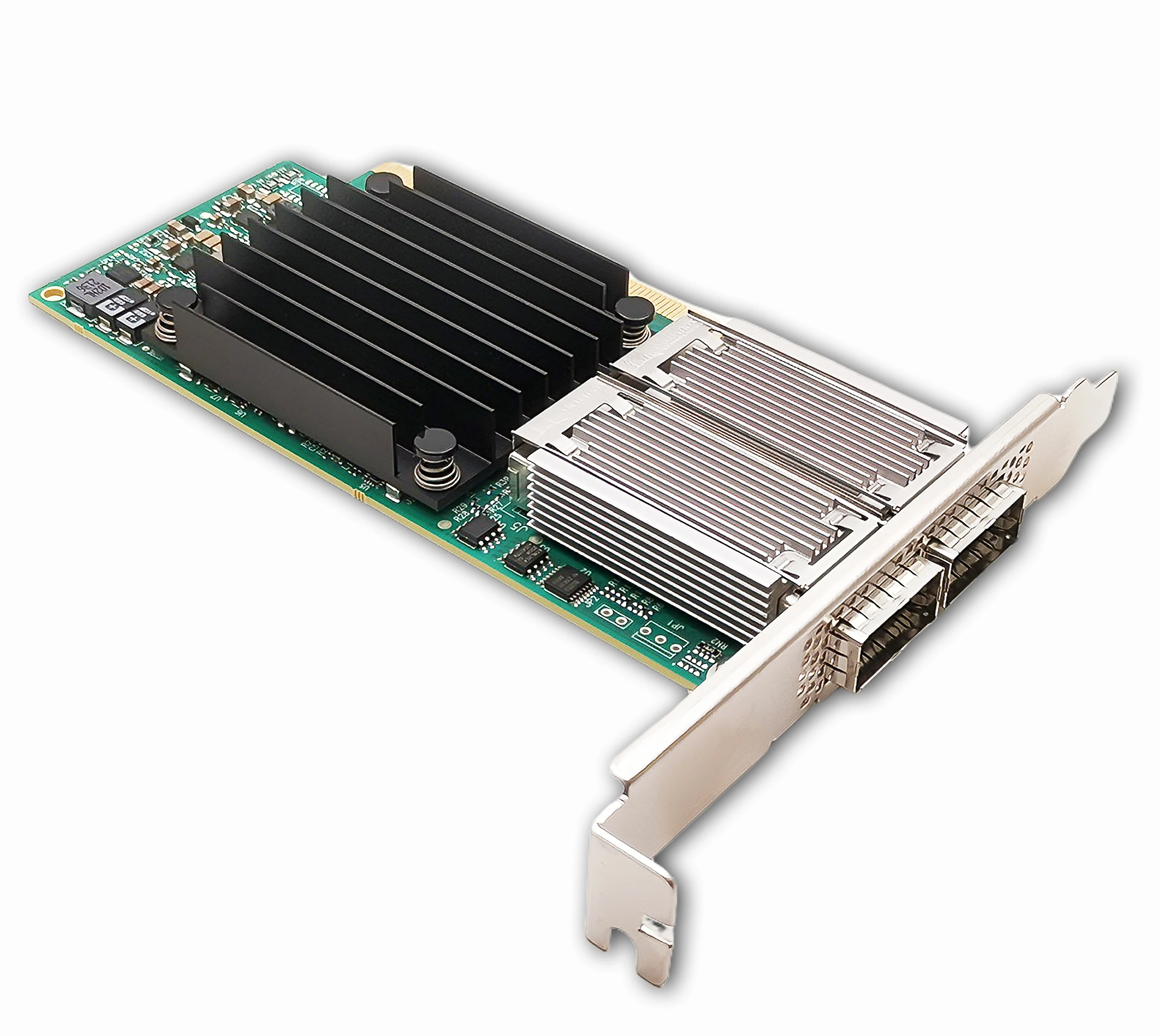 Nouveau serveur réseau 100G Mellanox ConnectX-4 EDR + 100GbE MCX456A-ECAT VPI MF iBand Adaptateur touristes QSFP28 Port 100Gb Alfred PCIe * 16