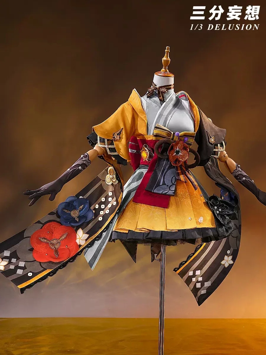 

Платье для косплея Game Genshin Impact Chiori, женское кимоно для девушек, одежда для ролевых игр, комикс с женским костюмом, новинка 2024