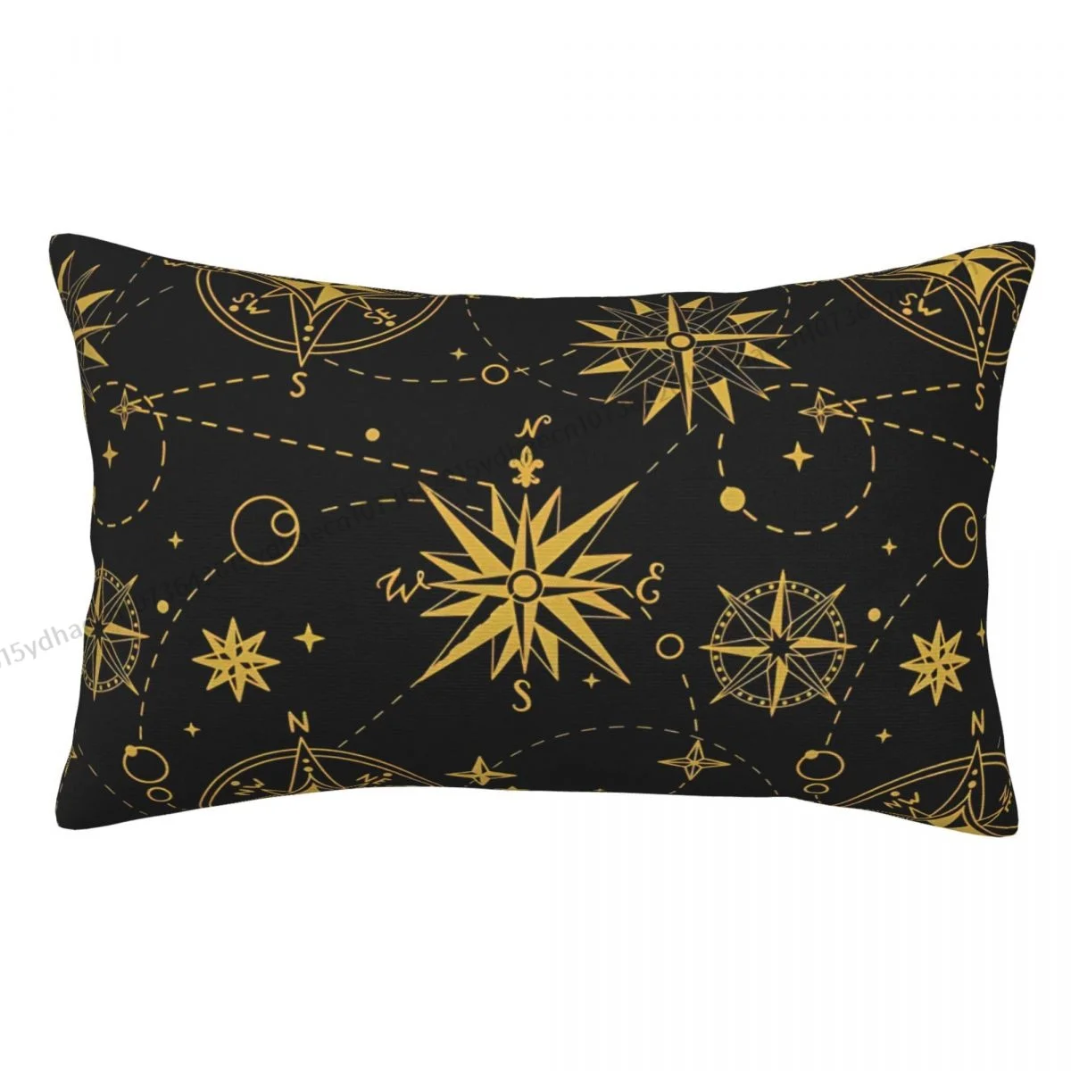 

Star Polyester Pillowcase Ocean Compass Livingroom Decorative Breathable Pillow Cover Pillowcase