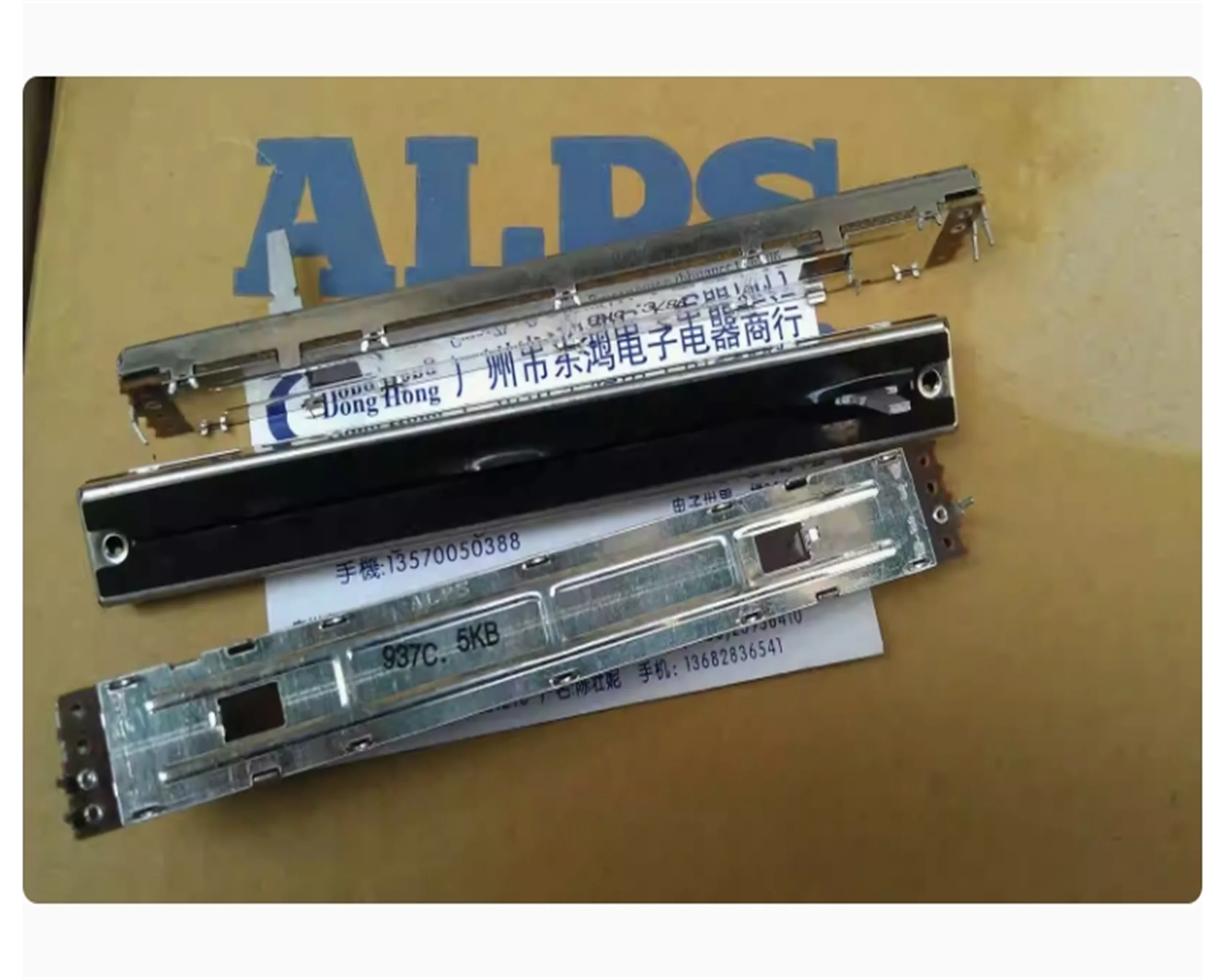 1 piece ALPS Japan ALPS 12.8cm direct sliding potentiometer B5KX1 axis length 15MM