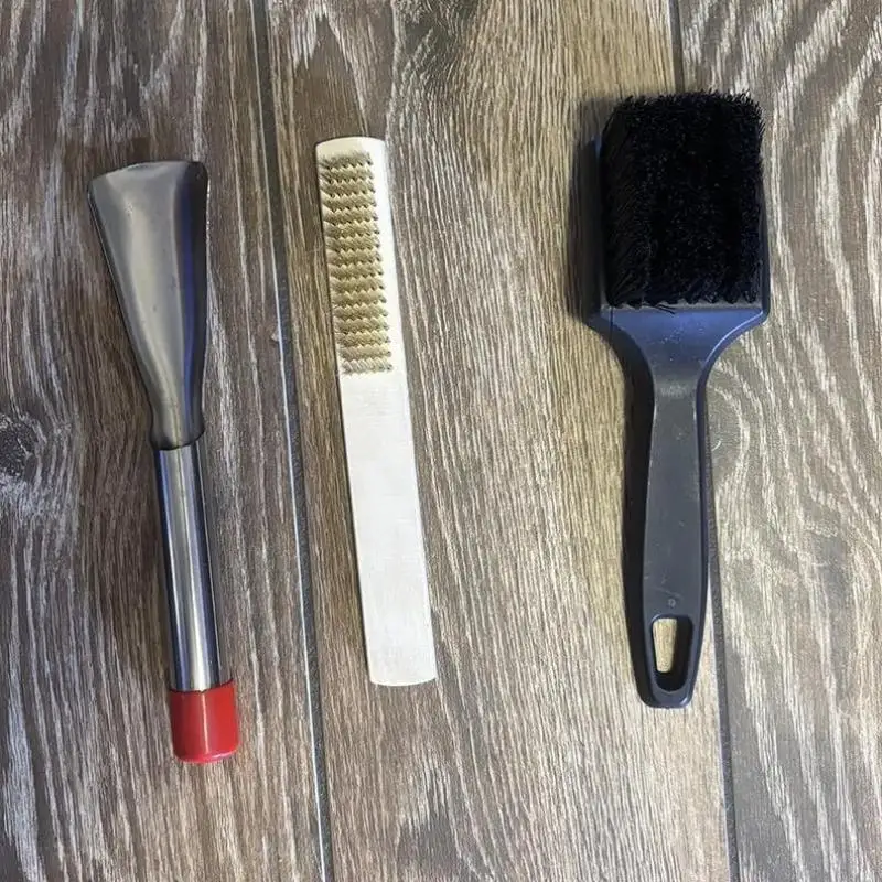 3Pcs/Set Multifunctional Garden Lawn Mower Deck Cleaning Scraper Brushes Ergonomic For Professional Lawn Maintenance