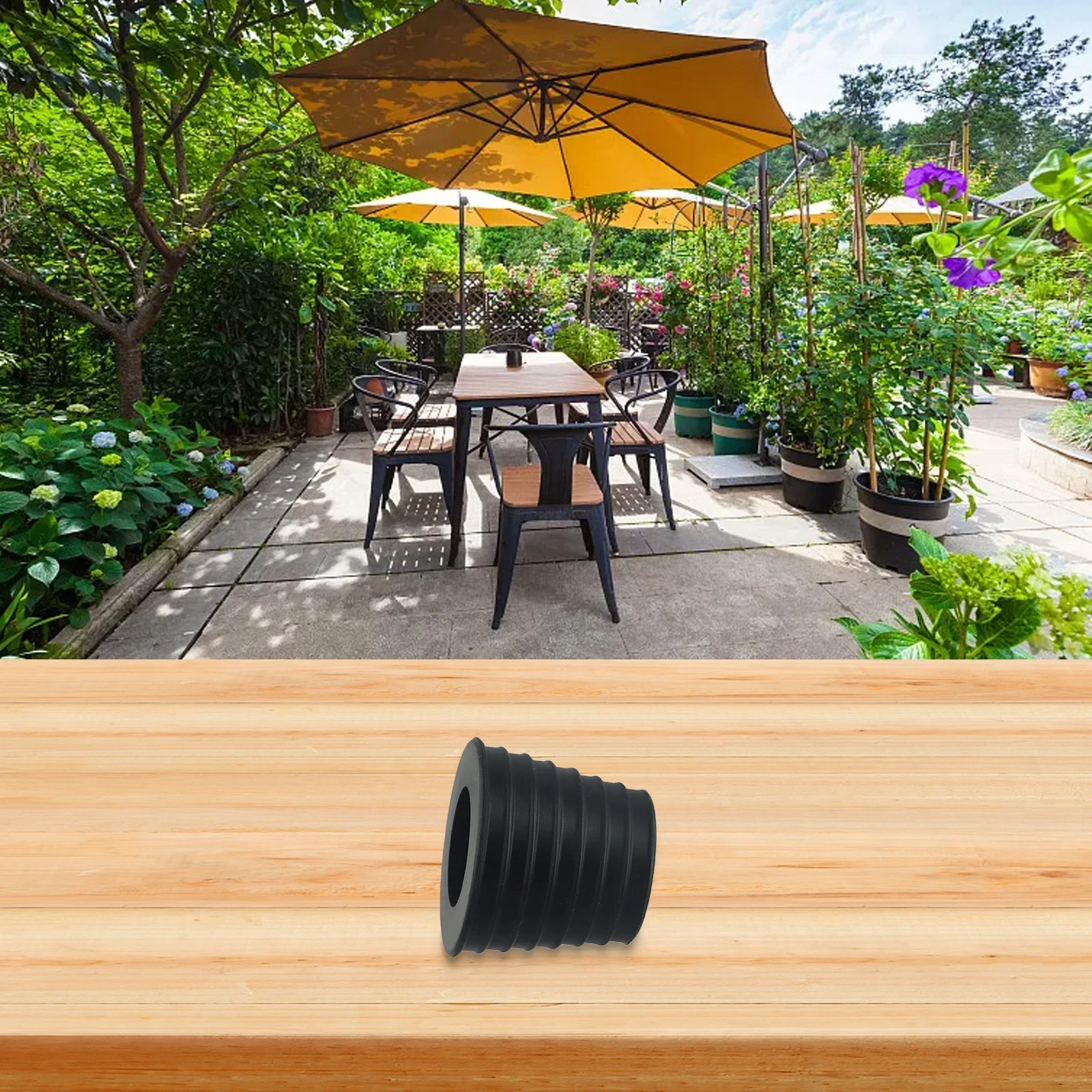 

Umbrella Stands Umbrella Cone Ring Courtyard Umbrella Shaking For Any Terrace Table For Umbrella Poles Parasol Prevent Tilting