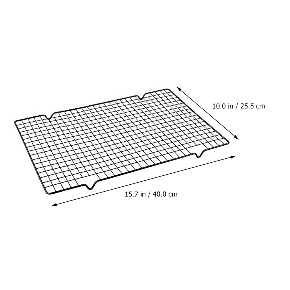 

BBQ Grill Net Barbecue Mesh Cooling Rack Baking Pan Non-Stick Paint Durable Outdoor Kitchen Steaming Rack Multi-Purpose