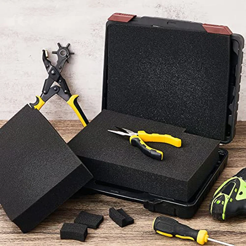 ツールボックス用フォームインサート,オフグリッド,40x40x2cm, 40x40x5cm, 4個