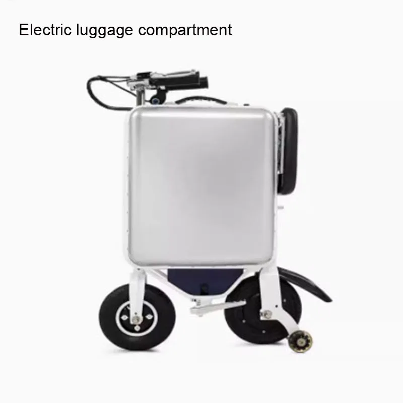 

Luggage Electric Riderable Carrying Case USB Rechargeable Boarding Password Lock Alloy Frame Business Trolley Travel Case