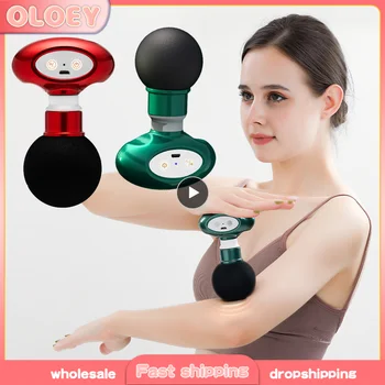 Mini fascia gun vibration massage portable small massage gun muscle relaxation body massager Fitness equipment personal health care