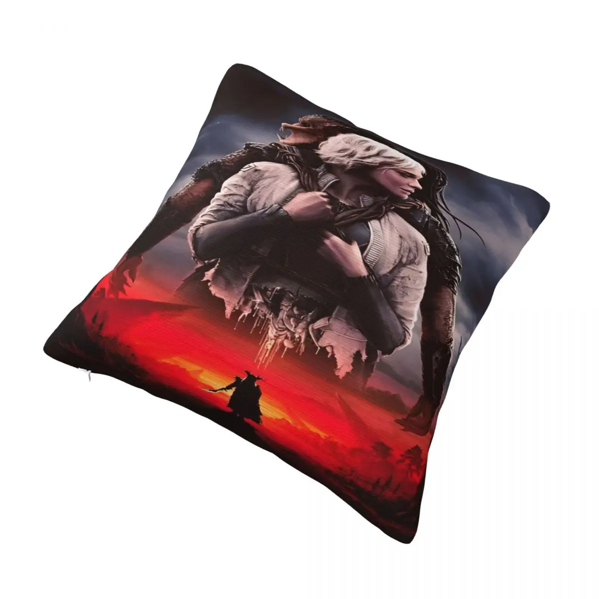 غطاء وسادة مزخرف المفترس: غطاء وسادة سرير Badlands Merch مربع متعدد المقاسات دروبشيبينغ