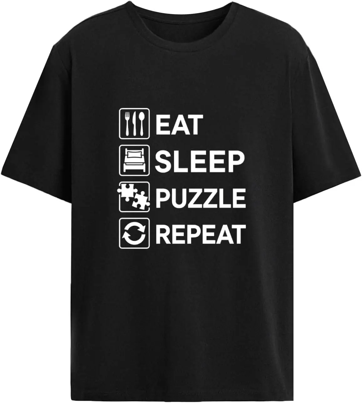 

eats Sleep jigsaws Repeats tees Womens Popular