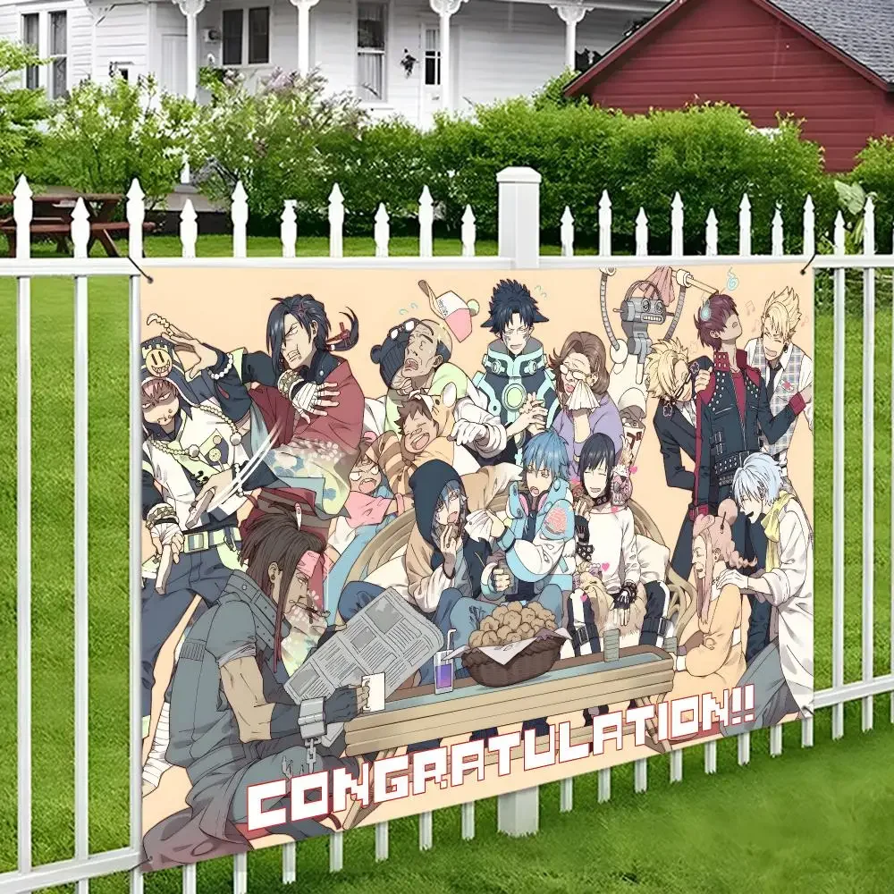 Anime Hot D-DRAMAtical MurderS Flags Wall Hanging Tapestry Outdoor Decorative flag Background Blanket
