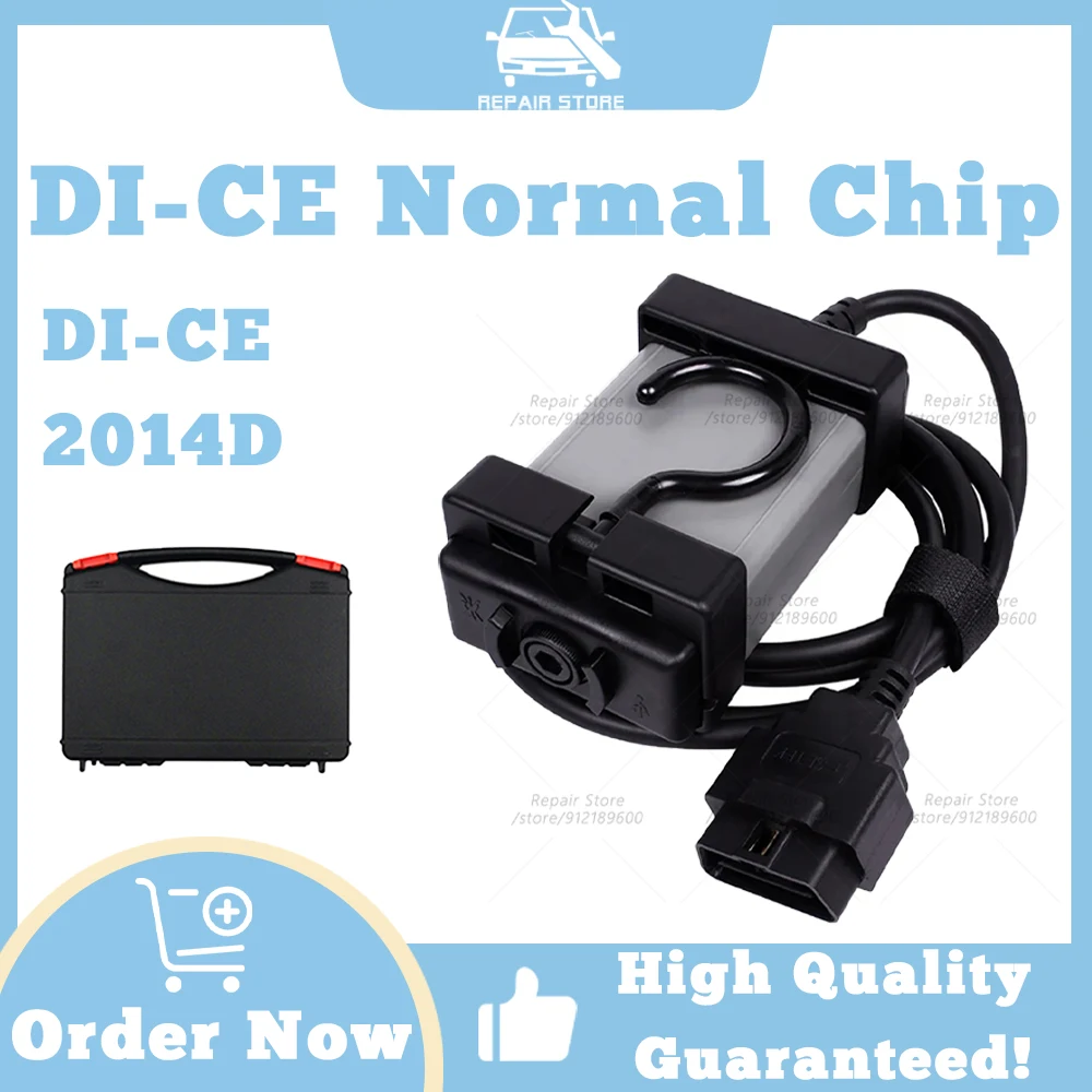 

Diagnostic communication equipment DI-CE Normal Chip Software DI-CE 2014D For Vo-lvo 1999-2014 Compatible with OBD cable Latest