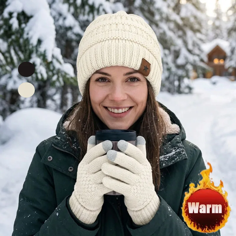 1-4-conjuntos-de-gorro-de-malha-feminino-gorro-quente-de-inverno-com-forro-de-la-grossa-luvas-com-tela-sensivel-ao-toque-e-pom-pom-para-atividades-ao-ar-livre-em-climas-frios