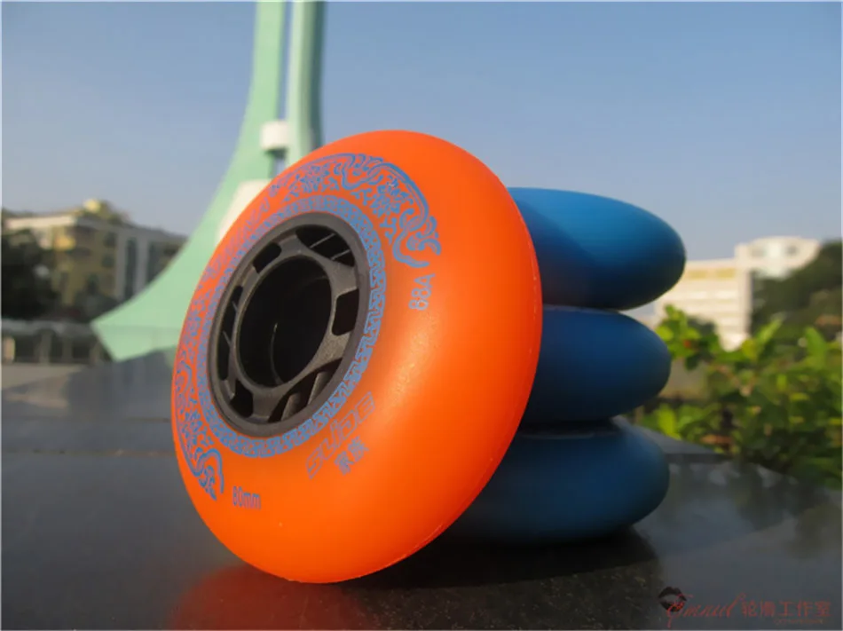 Inline Skate 88A Wheel Skate Wheels roller skates Tires 72 76 80mm 8 Pieces Professional Slalom Sliding Inline Skates roller