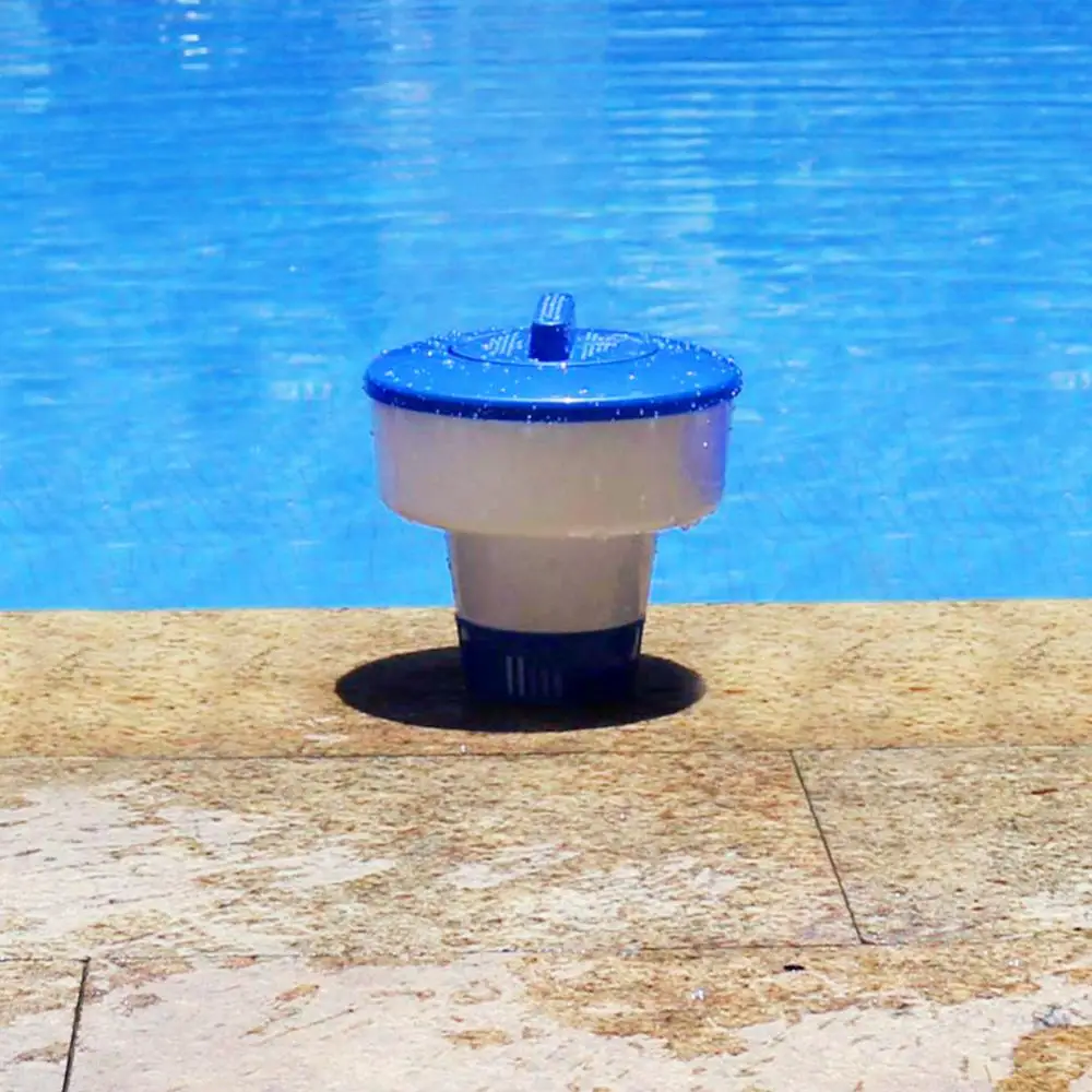 수영장 알약 부동 컵 용기 수영장 청소 화학 물질 수영장 청소 부동 살균기 발포성 정제