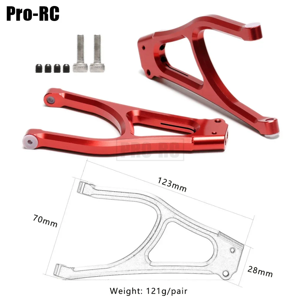 Brazo de suspensión trasera de aleación de aluminio superior, inferior, izquierda y derecha 8633 8634 para TRAXXAS 1/10 e-revo 2,0 VXL 86086-4 pieza de coche Rc