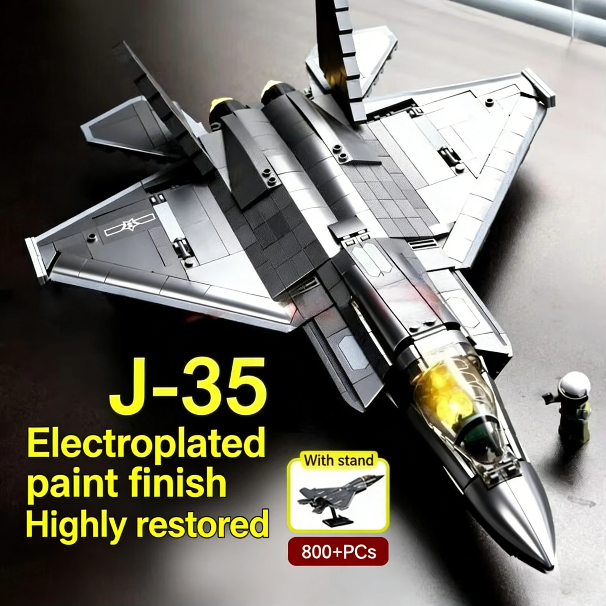 

1:200 Scale US Air Force B2 B-2A Stealth Bomber ABS Die-Cast Aircraft Model Toy Collectible Display Item War Missile Fighter Bom