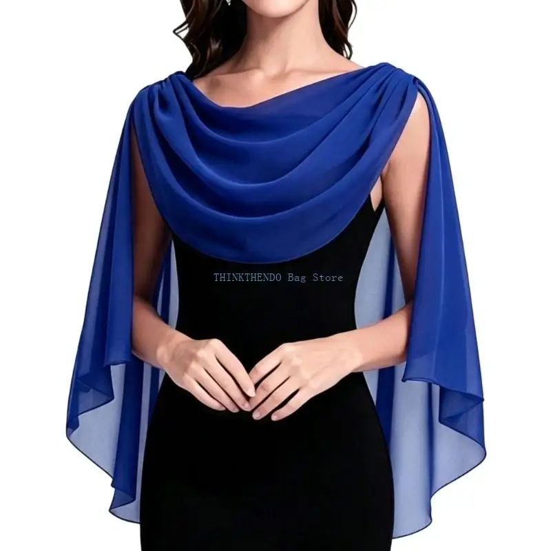 340D Lightweight Shawl Shoulder Wrap for Commuting, Vacations, and Occasion Dressing