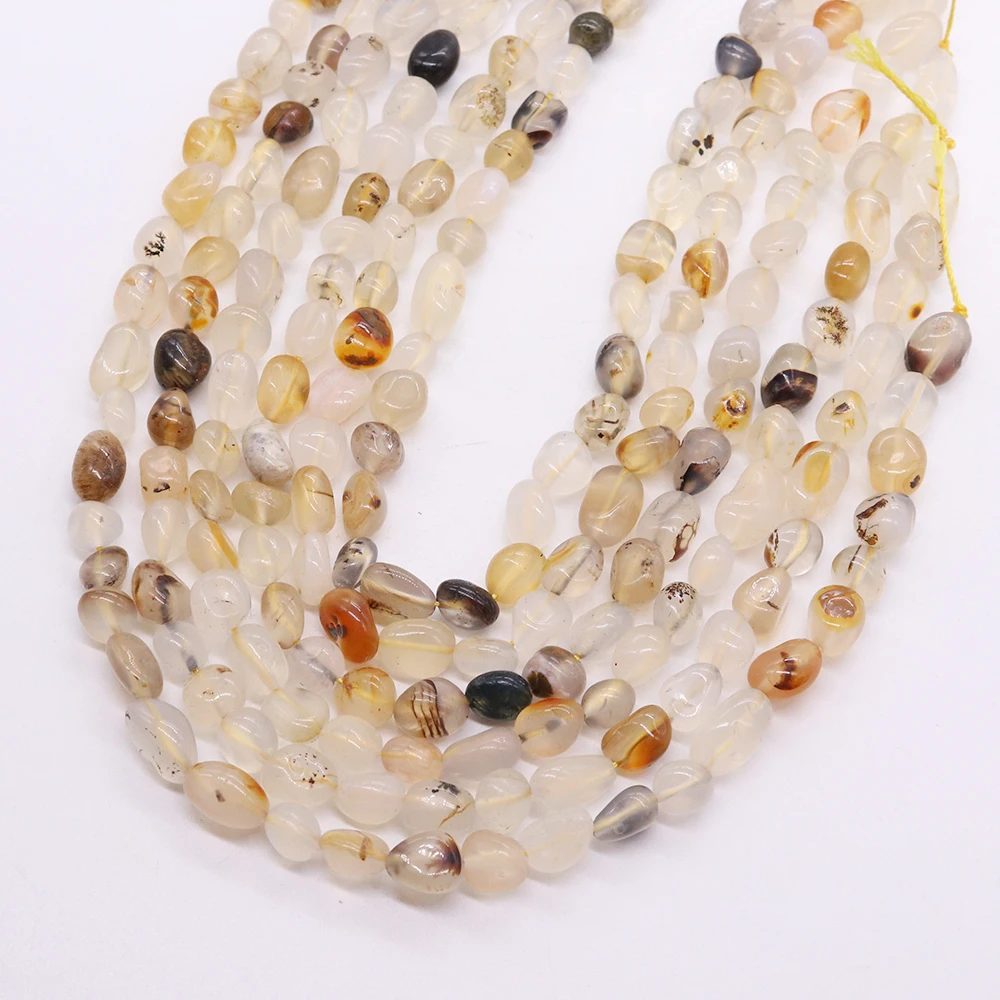 

Natural Stone Yellow Hematoid Quartz Beads Irregular Straight Hole Beads for Jewelry Necklace Making DIY Bracelet Accessories