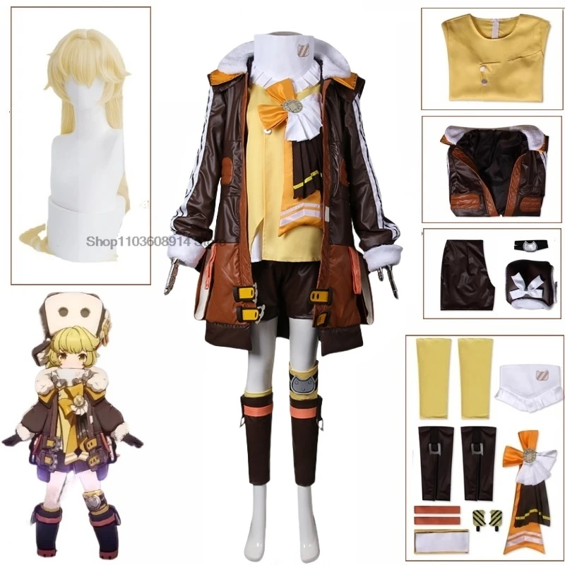 Hook Cosplay Costume Wig Honkai: Star Rail Woman Character Hook Lolita Game Uniform Halloween Christmas Party Outfits Hair