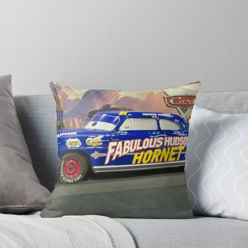 Fabulous HUDSON Hornet ~ From the movie CARS! Throw Pillow Pillow Cover Decorative Cushion pillow