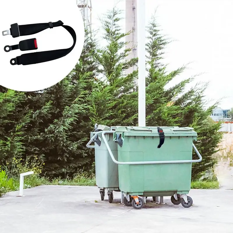 Trash Can Locks Adjustable Garbage Can Lid Lock Raccoon Trash Can Lock Garbage Can Strap For Deters Bears Raccoons Squirrels