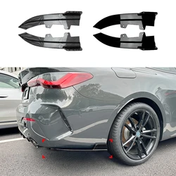 Rear Bumper Side Corner Cover Spoiler For BMW 4 Series G22 G23 425i 430i 430i M440i 2-Door M Sport 2020-2024 Splitter Protector