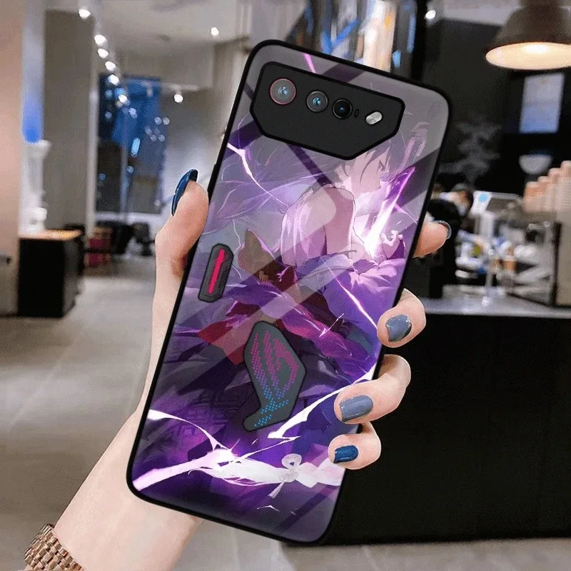 For Asus ROG 7 Case Tempered Glass Back Cover For ROG 8 7 5 5S 3 2 Glass Case For ROG Phone 7 Protective Shell ROG7 Hard Cases - view 6