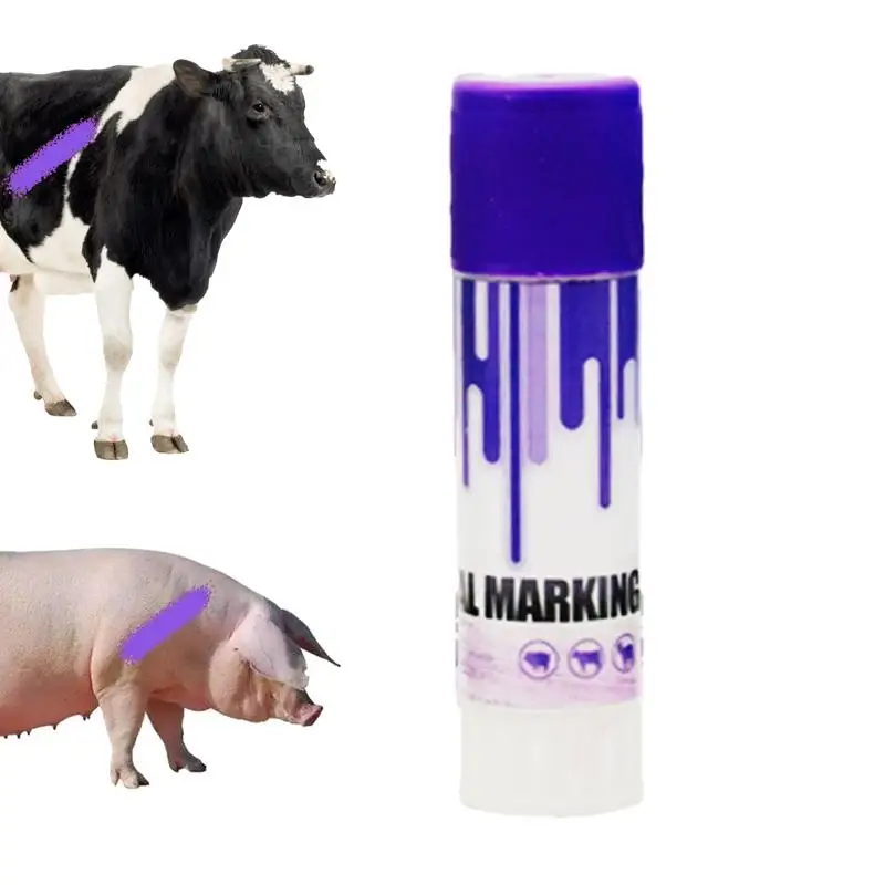 Cattle Marking Crayon Livestock Marking Crayon Safe High Purity Paraffin-Based Livestock Skin Marking Paint Pen For Duck Pig