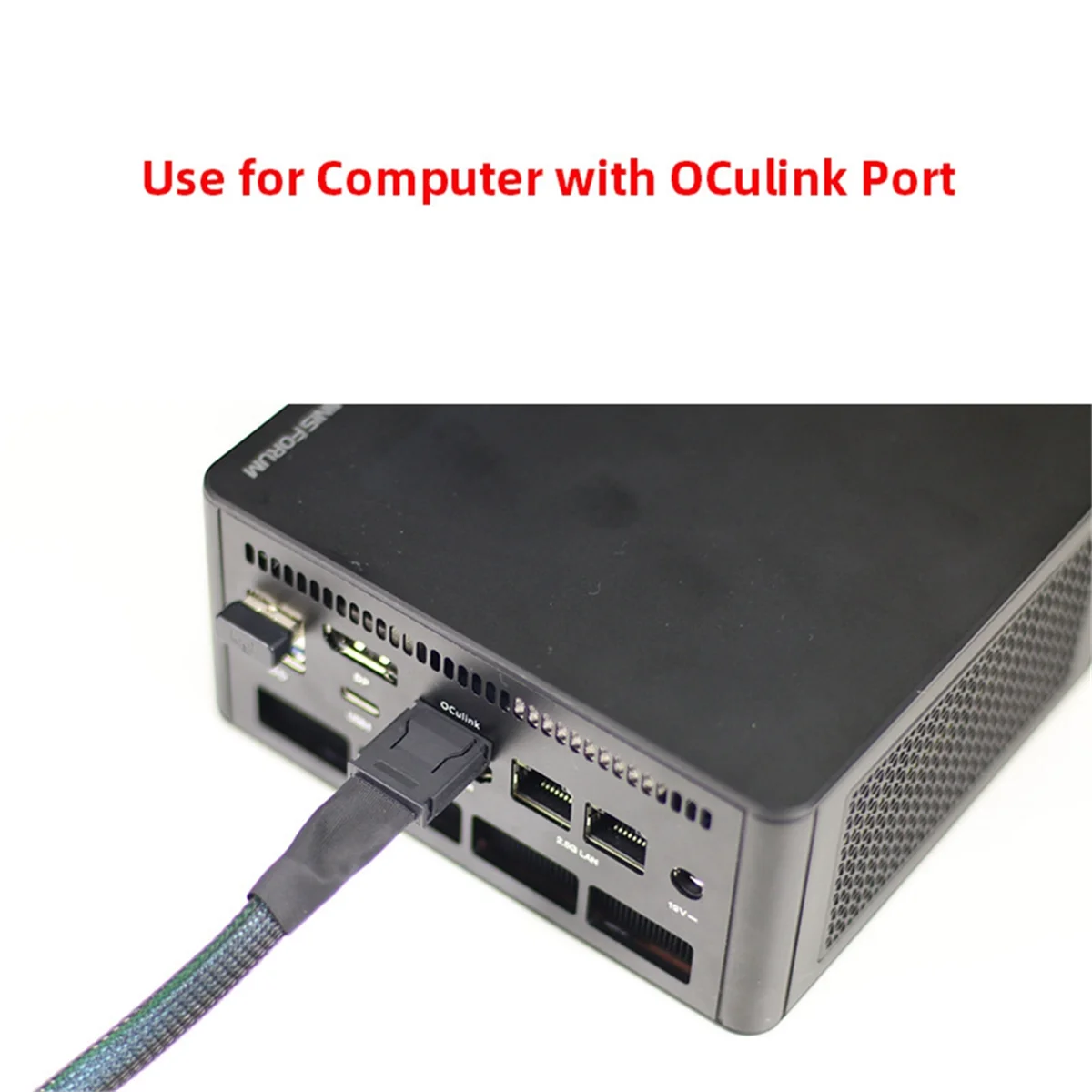 M.2 MKEY to OCULINK Adapter High Speed GPU Dock PCIE 4.0 X4 Mini PC Notebook Laptop to External Graphic Card Adapter