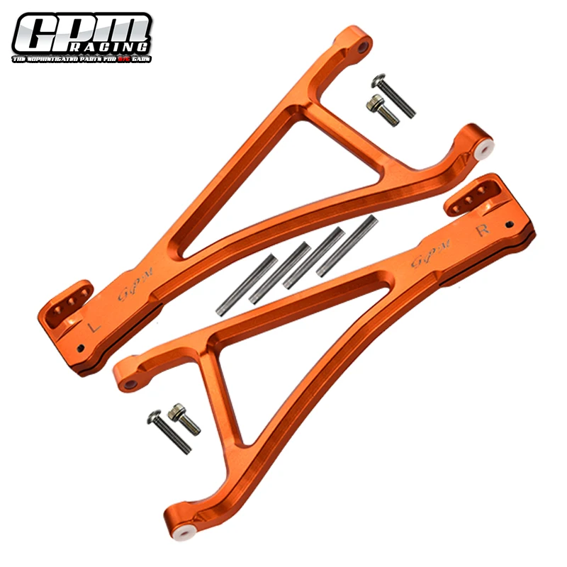 BRAZO DE SUSPENSÓN INFERIOR DELANTERO DE ALUMINIO GPM (PARA E-REVO 560871, REVO, SUMMIT)