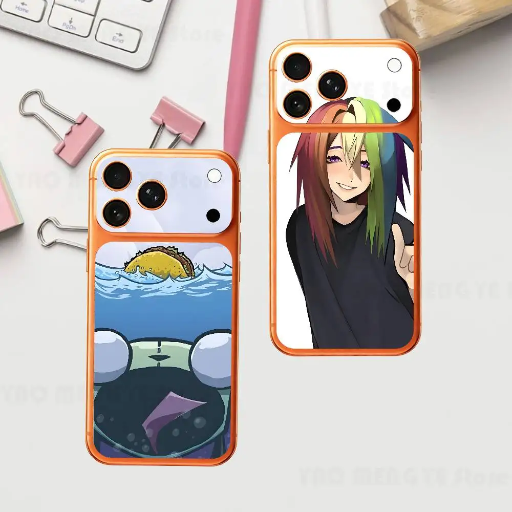 

Rawr Xd Aesthetic Illustration Plain Decal Skin For IPhone17 Pro ProMax Back Film Cover Wrap Anti-scratch Durable Sticker