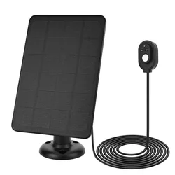 4W 360° Rotation Solar Charging Panel 5V for Monitoring Camera Security Arlo Pro 4/Ultra 2/Pro 3/Ultra/Pro5S