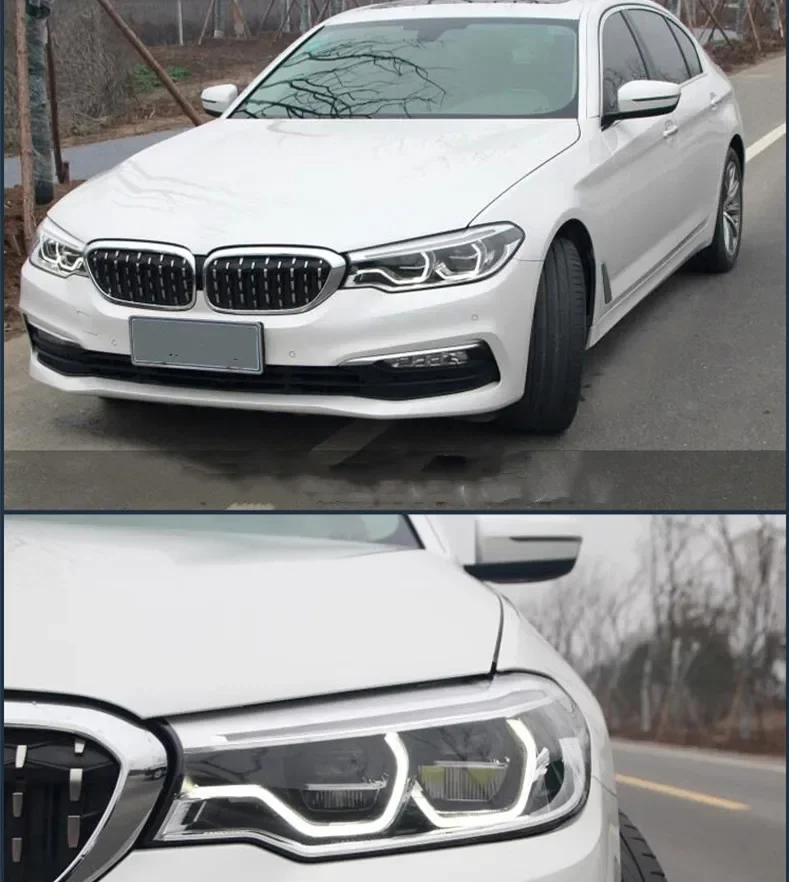 LED Headlight Assembly DRL Daytime Running Light with Turn Signal for BMW 5 series G30 G38 18-20 автомобильные товары