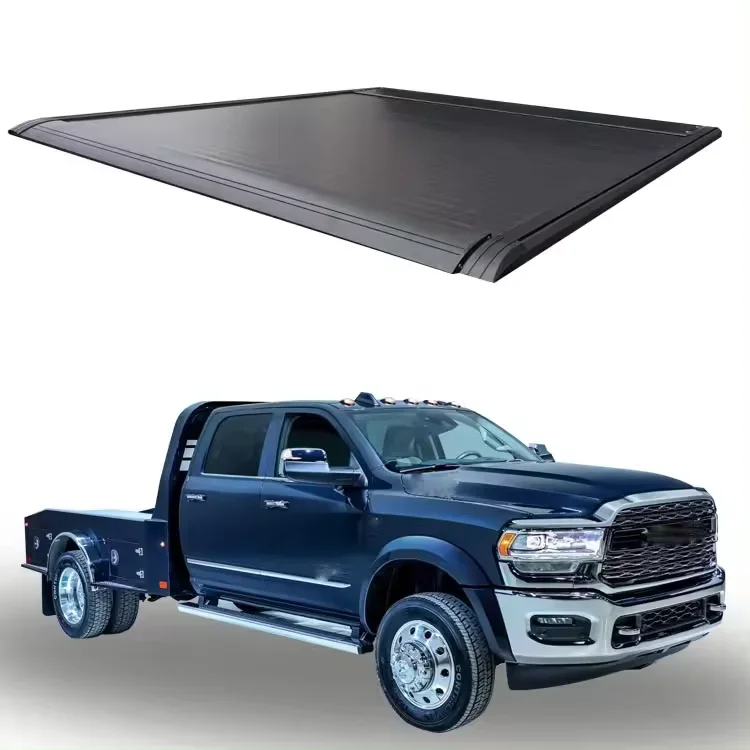 Hoge kwaliteit pick-up intrekbare bedovertrek aluminium tonneau cover voor Ram 1500