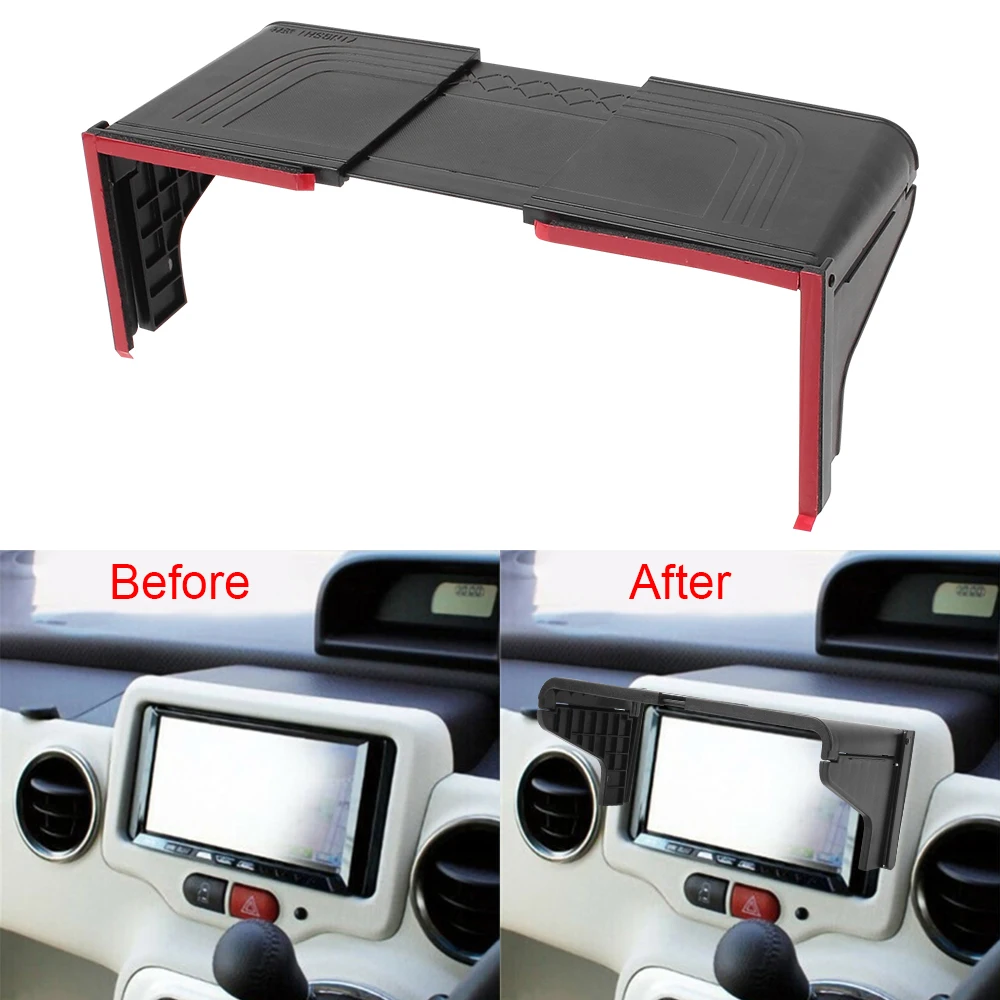 Car GPS Navigation Sun Shade Display Screen Visor Universal Interior Accessories GPS Anti-Glare Shield 7-12 Inch
