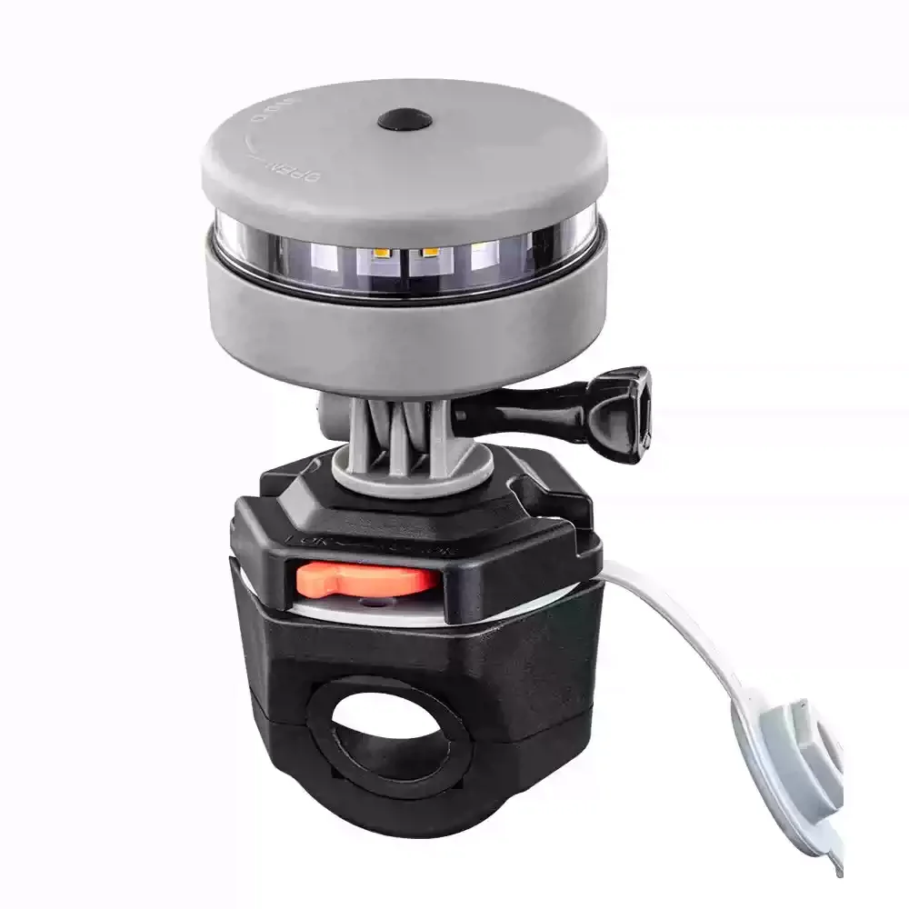 Portable Battery Powered LED Stern Signal Light Waterproof Marine Lamp for Kayak Inflatable Boat Rowing Boat Accessories