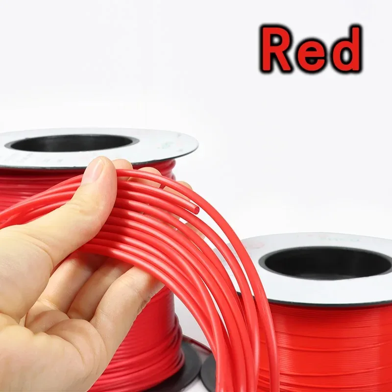 Heat Protector Temperature Corrosion Resistant Pipe F46 Insulated Capillary 5~20 Meters Black Red 30L~8L 150V PTFE Tube 2.5KV
